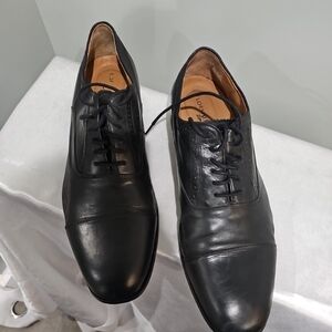 Florsheim Black Oxford Leather Shoes Classic Style